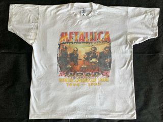 Vintage 90s Metallica Korn Tour Shirt 1996 1997 Men’s Xl Load Reload 2 Sided