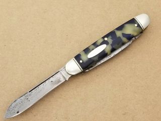 Vintage Schrade Cutlery Co.  Walden N.  Y.  1903 - 1948 Cattle Knife Celluloid Handle 5