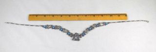 Shube ' s Dakota West Sterling Silver & Turquoise Southwestern Necklace,  Children 5