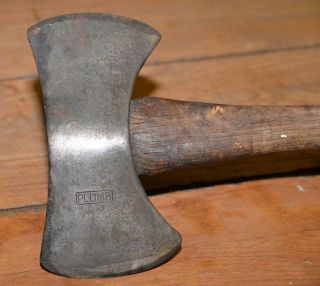 vintage Plumb Cruiser double bit axe 2 1/2 trapper saddle collectible 4