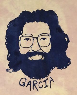 Vintage 1980’s Grateful Dead Jerry Garcia Purple Tie - Dye Norwich Unisex Sm Shirt