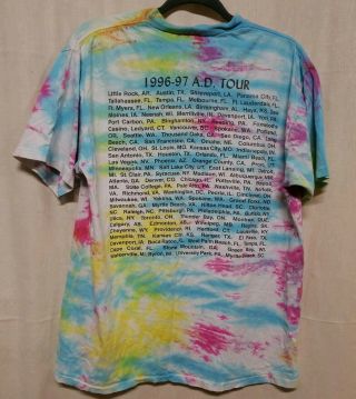 Jesus Christ Superstar XL T Shirt Vintage 90s 1996 97 Tour Made In USA Tie Dye 4