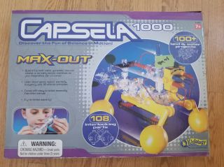 Capsela 1000 K - 5005 Vintage Max - Out Science In Motion Land And Water Rare