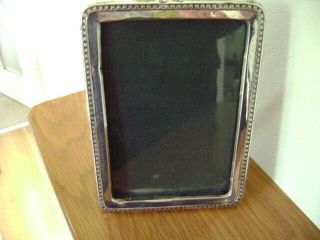 Vintage Sterling Silver Photo Frame Birmingham Hallmark 7 " X5 "