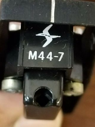Vintage Shure M44 - 7 Cartridge With Audio - Technica Head Shell In Vg