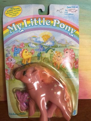 My Little Pony G1 Lickety Split Vintage 1987 Hasbro,