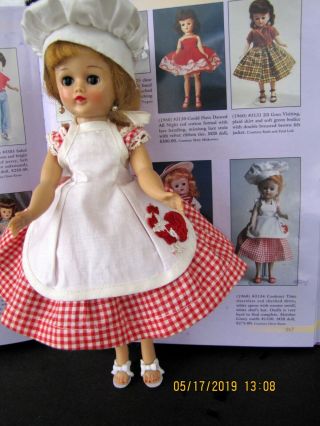 Vintage Vogue Blonde Jill Doll in Very Hard to Find Cookout Outfit - WOW 2