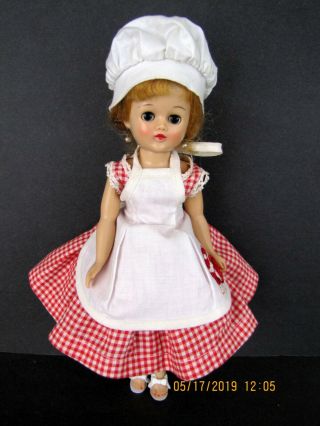 Vintage Vogue Blonde Jill Doll in Very Hard to Find Cookout Outfit - WOW 3