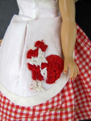 Vintage Vogue Blonde Jill Doll in Very Hard to Find Cookout Outfit - WOW 5