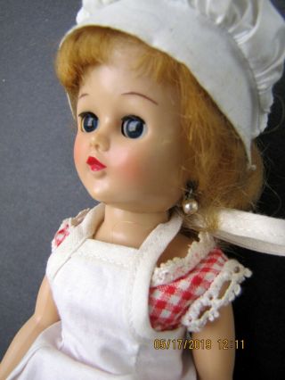 Vintage Vogue Blonde Jill Doll in Very Hard to Find Cookout Outfit - WOW 6