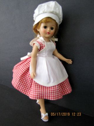Vintage Vogue Blonde Jill Doll in Very Hard to Find Cookout Outfit - WOW 7