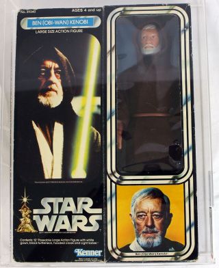 1979 Vintage Kenner Star Wars 12 - Inch Ben (obi - Wan) Kenobi Afa 50 Vg // Nr