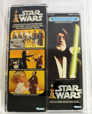 1979 Vintage Kenner Star Wars 12 - inch Ben (Obi - Wan) Kenobi AFA 50 VG // NR 3