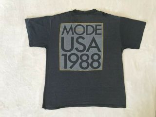 Vintage Depeche Mode USA 1988 Tour T - Shirt size XL Music for the Masses Tour 4
