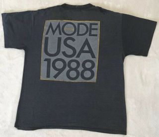 Vintage Depeche Mode USA 1988 Tour T - Shirt size XL Music for the Masses Tour 5