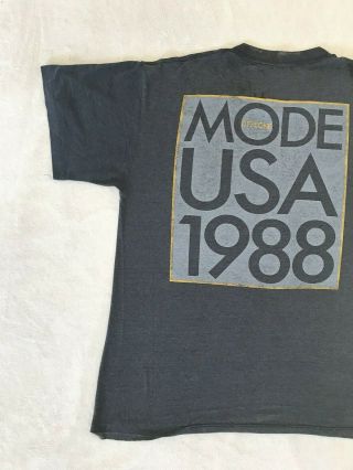 Vintage Depeche Mode USA 1988 Tour T - Shirt size XL Music for the Masses Tour 6