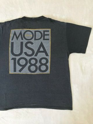 Vintage Depeche Mode USA 1988 Tour T - Shirt size XL Music for the Masses Tour 7