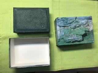 Vintage Rolex 90’s 68.  00.  55 Green Leather Box For All Watches