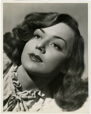 Vintage 40s Large Format Golden Age Of Hollywood Glamour Photograph Anne Shirley
