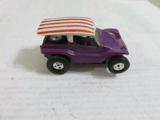 Aurora Thunderjet,  Slot Car,  Rare Color Purple Dune Buggy Slot Car.