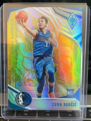 Luka Doncic 2018 - 19 Panini Chronicles Phoenix Rookies Gold Parallel 2/10 Rare