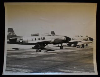 Vintage Wwii Us Air Force Official Photograph Training Aircraft/plane