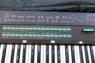 Vintage 1980 ' s Yamaha DX - 7 61 Keys Analog Keyboard Synthesizer - Black 2