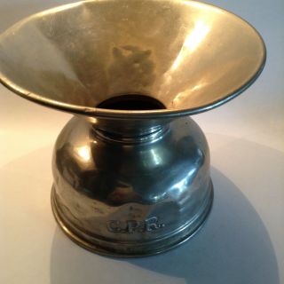 Vintage Cpr (canadian Pacific Railway) Spittoon