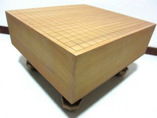【vintage】japanese Wooden Go Board Game Goban