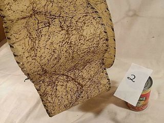 Vintage 50s MCM RARE Unusual 2 Tier Fiberglass Lamp Shade Gold Splatter 2 Of 2 3