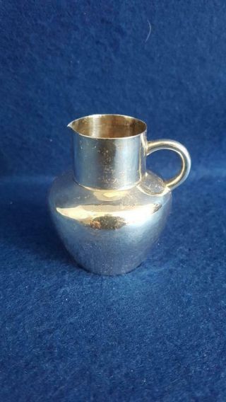 Quality Sterling Silver Individual Whisky Water Jug H/m B’ham 1901 40g