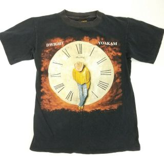 Vintage 1993 Sz Medium Brockum Dwight Yoakam This Time Tour Single Stitch Tshirt