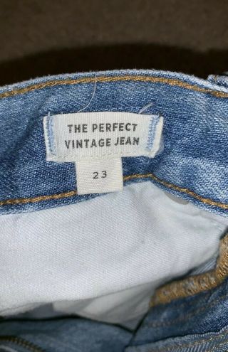 MADEWELL The Perfect Vintage Jeans size 23 4