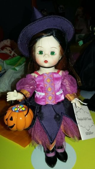 Madame Alexander Doll Pumpkin Full Of Treats Halloween Doll Rare