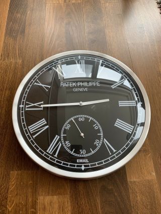 Patek Philippe Ad Wall Clock,  Rare
