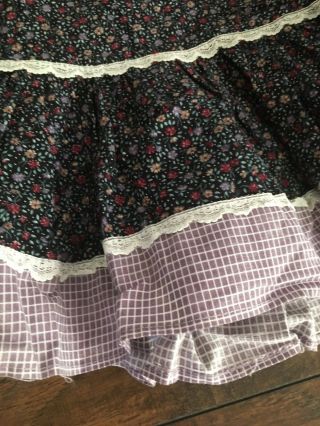 Vintage Gunne Sax Skirt & Shirt Festival Sz 9 / 11 Button Tank 2 Piece Separates 8