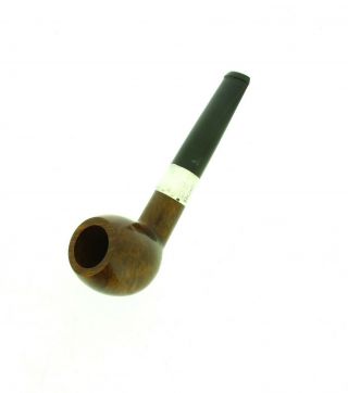 ANTIQUE CASED LBL SILVER BAND PIPE UNSMOKED 10