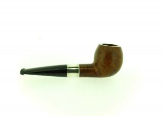 ANTIQUE CASED LBL SILVER BAND PIPE UNSMOKED 11
