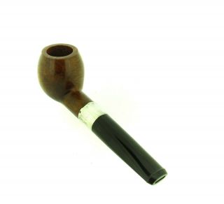 ANTIQUE CASED LBL SILVER BAND PIPE UNSMOKED 3
