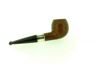 ANTIQUE CASED LBL SILVER BAND PIPE UNSMOKED 5