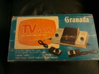 Vintage Magnavox Granada Console (system) 1977 Ep500 W/original Box 4 Games Rare