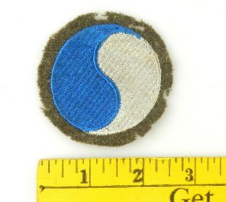 WWII US ARMY 29th INFANTRY DIVISION Patch MILITARY Badge T70g3 2
