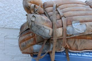 Vintage Cooper Leather Hockey Goalie Leg Pads Ice Hockey Equipment 8