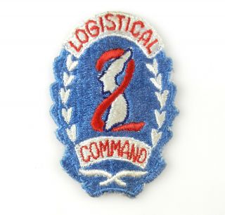Wwii Us Army 2nd Logistical Command Patch Military Badge T70a3