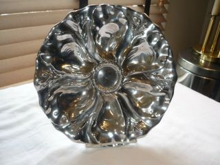 Rare Vintage Reed,  Barton Silver Plate Epns Oyster Plate/dish