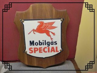 Mobilgas Rare Mobil Gas Pegasus Oil Gasoline Vintage Advertising Sign 12 By 12