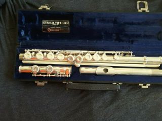 Vintage Gemeinhardt Nickel Silver Flute Elkhart Ind M - 2 Ser 271159,  1970 - 1972