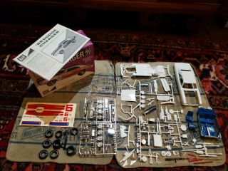 Vintage Mpc 1969 Charger R/t 1/25 Model Unbuilt Kit Dodge Scat Pack Dick Landy