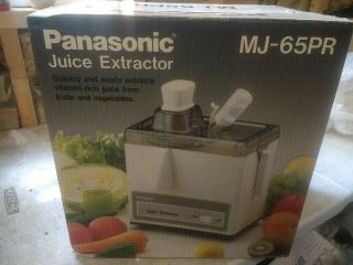 Panasonic Juicer Mj - 65pr Juice Extractor Vintage Japan