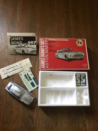 Vintage Strombecker James Bond 007 Slot Car 1/32 Aston Martin